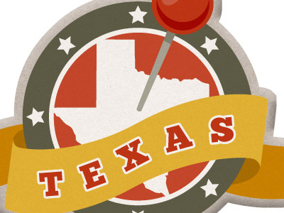 Texas Badge badge illustrator photoshop state texas