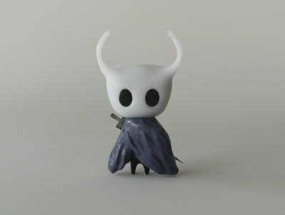 Hollow Knight 3D 3d 3d sculpt c4d character design cinema4d design miniature scuplt toy zbrush