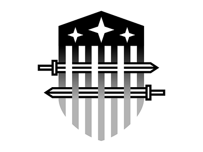 To Arms brand emblem logo shield sword
