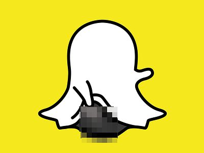 Snapped flashing logo snapchat social twisted logos