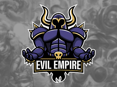 Team Evil Empire boss brand emperor esports logo mascot mock sports
