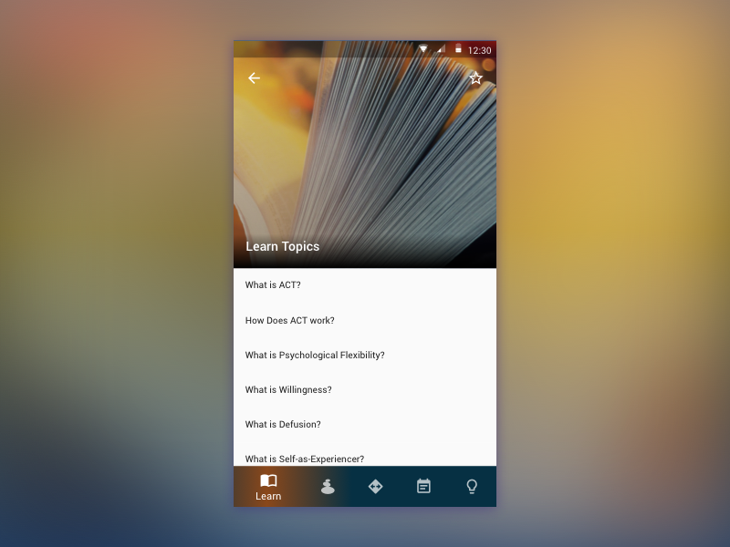 Bottom Navigation Bar Exploration ux ui tab tabbar app mindfulness google android material bar navigation bottom