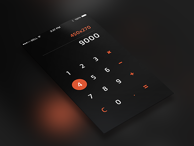 Simple Calculator 2013 app calculator flat fun ios iphone simple ui ux