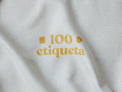 100etiqueta branding design logo platform recycle typography ui