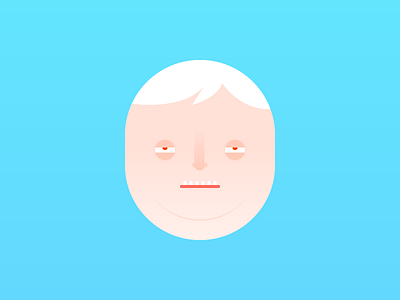 Faces characters colours faces flat funny illustration ugly