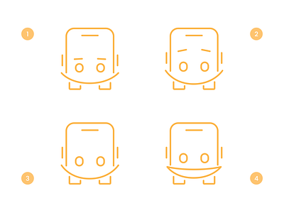 Happy Bus Icon