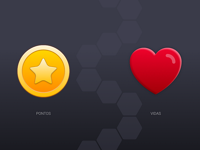 Trivia Icons 2 android coin heart icons ios life mobile points star trivia