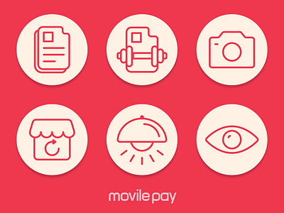 Icons for MovilePay Wallet files icons lamp photo store ui visible