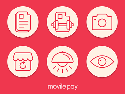 Icons for MovilePay Wallet