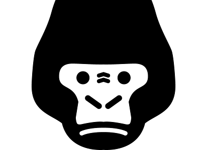 G is for Gorilla gorilla symbolism vector illustration
