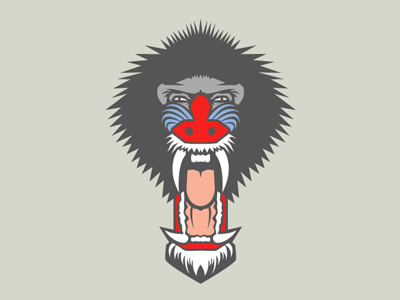 Mandrill Icon baboon logo mandrill