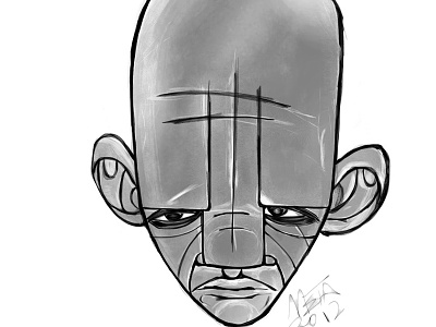 face one asketch character digital face ipad