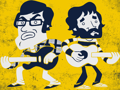 If you're into it design flight of the conchords g1988 gallery1988 illustration screen print sean dove