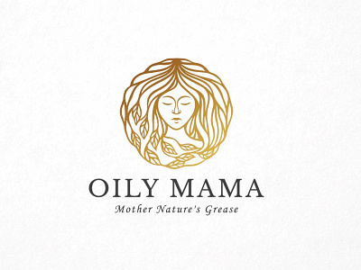 Mother Nature Logo beauty branding cosmetic golden graphic design healing health lines logo mother nature natural nature retail spa wellness woman