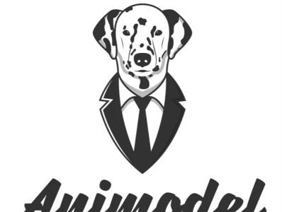 Logo Design for Animal Model Agency agency design dog logo model