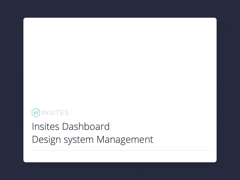 Insites Dashboard Design System