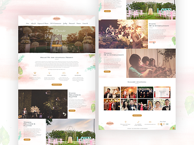 Anastasia Wedding Project Website