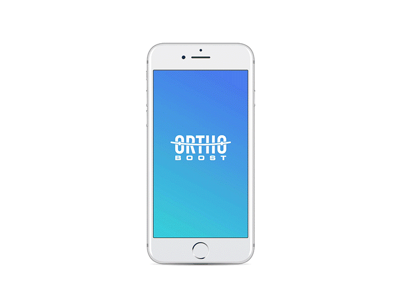 Orthoboost App Concept dentist mobile app design teeth