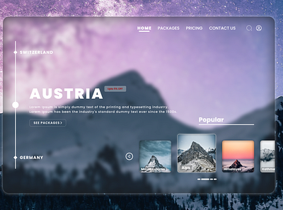 Travel Website branding customwebsite graphic design ui ux web design webdesign webdesigner