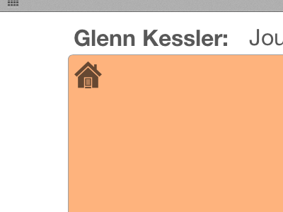 GlennKessler.com 2.0 Preview 2.0 color glenn kessler ui ux website