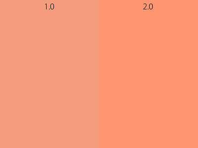 The Color Difference in 2.0 2.0 color design glenn journalist kessler ui upcoming ux version 2 website