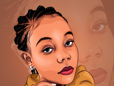 I will draw amazing cartoon vector portrait from your photos design graphic design illustration vector