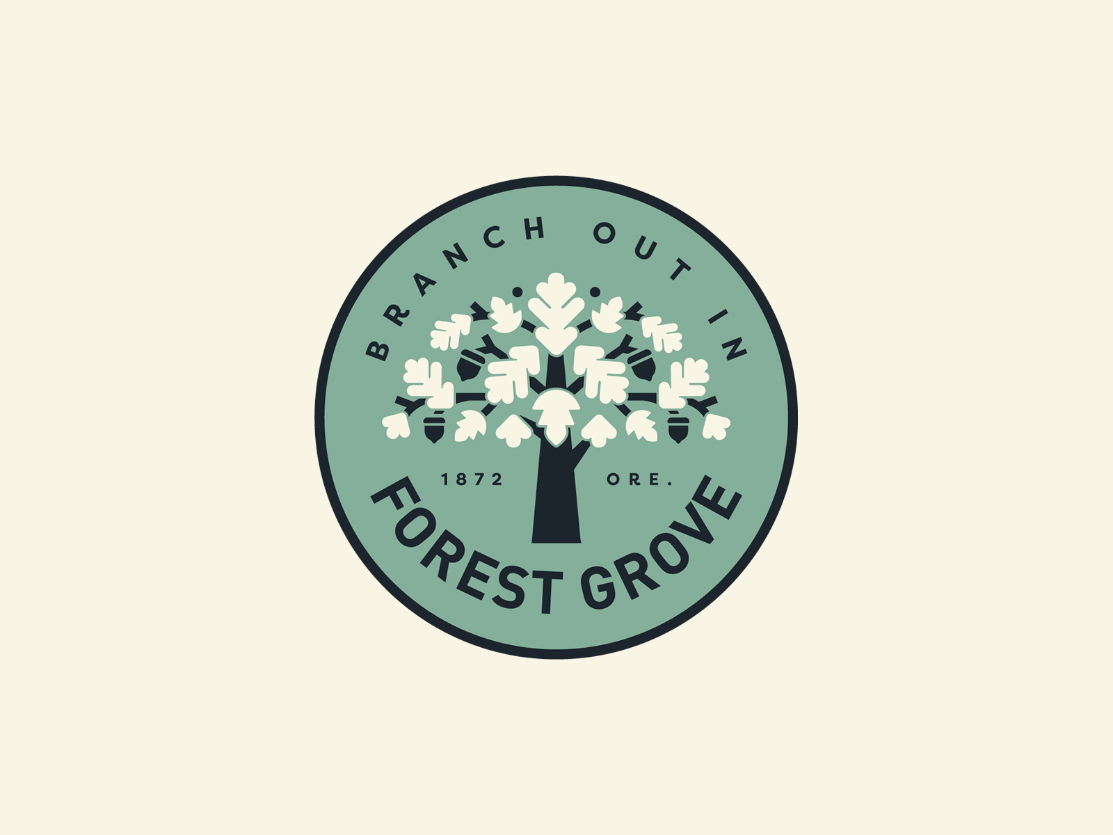 Forest Grove Oregon Logo By Dani Guralnick On Dribbble