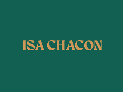 logotype Isa Chacon brand draw graphic design holistic logotipo logotype marca type