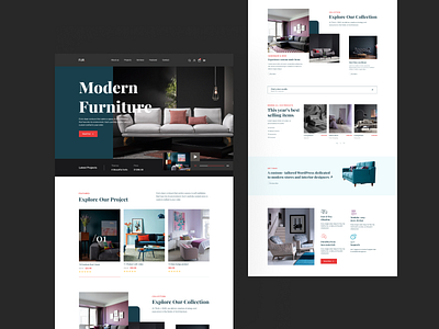 Furniture Shop Landing Page