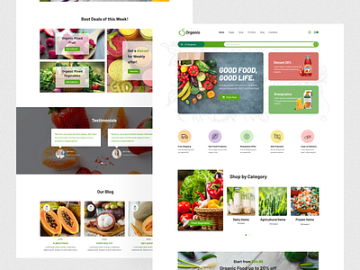 E-commerce Grocery shop Landing page branding creative dashboard design e commerce graphic design graphicdesign grocery grocery shop landing page market mobile app online online shopping store ui vegetable web design website website design