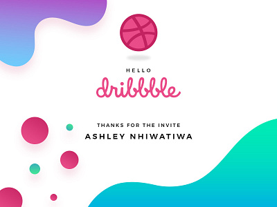 Hello Dribbble hello invite