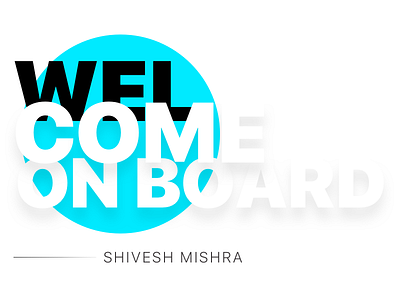 Welcome Shivesh dribbble giveaway welcome onboard invites