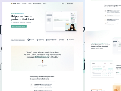🌈 Remote People Management 🌍 glow landing page