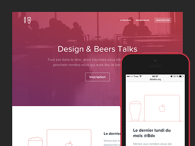 Design & Beers Talks New Site