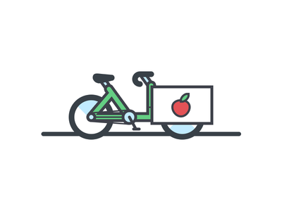 Fraidici bike food fresh icon