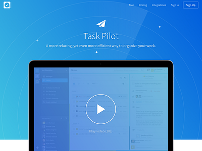 Task Pilot azendoo illustration landing page task pilot