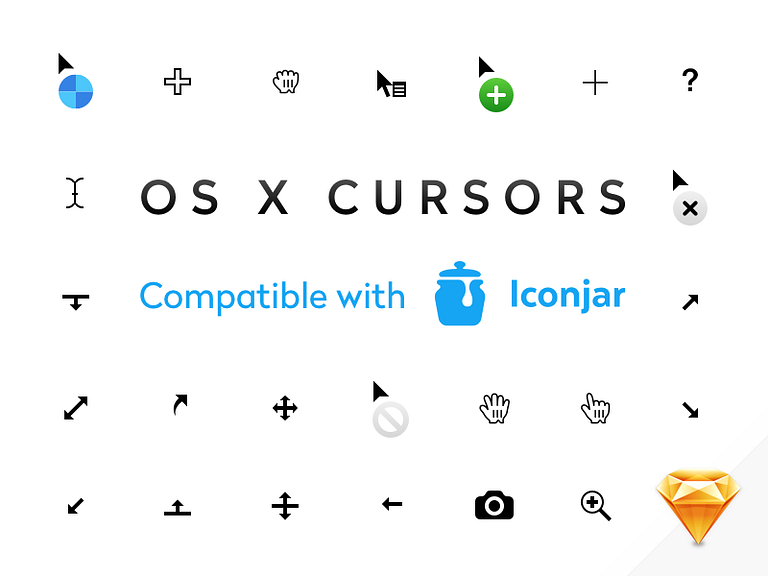 Iconjar & Sketch Vector Mac OS X Cursors by Luc Chaissac for Muxu Muxu ...