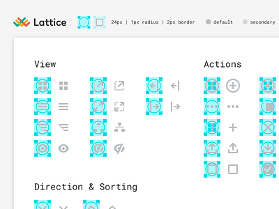 Lattice Icons 📏📖 icons ui