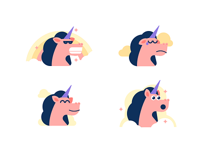 🐷 Pig Unicorn 🦄 illustration new brand pig unicorn