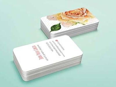 personal name cards name cards watercolor illustration