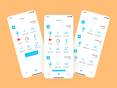 Beaches App Design Vol 4