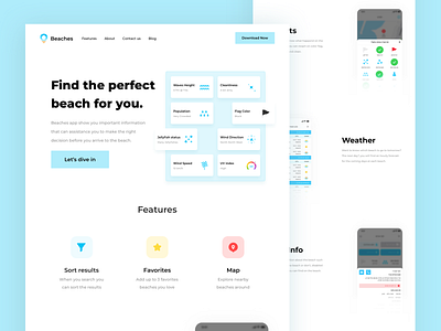 Landing Page - Beaches