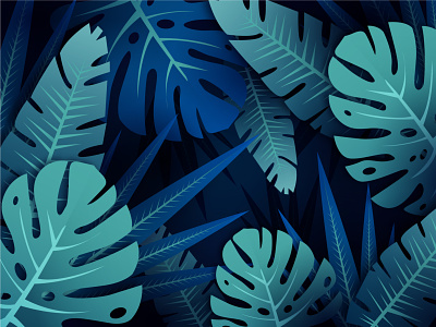 Tropical Background designs, themes, templates and downloadable graphic  elements on Dribbble