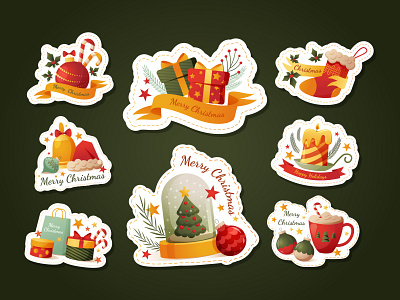 Christmas stickers