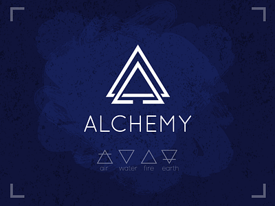 Logo Alchemy air alchemy earth element fire loft logo mystic water
