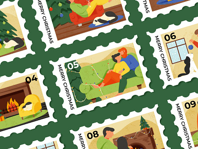 Christmas stamp