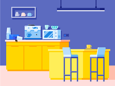 Kitchen by Andreea Vlad for InkyDeals on Dribbble