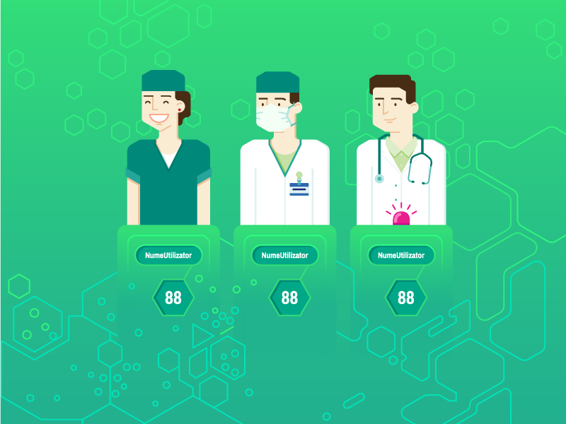 ON Pharma! illustration game character woman man professionals pharmacology medicine medical flat career pharmacist