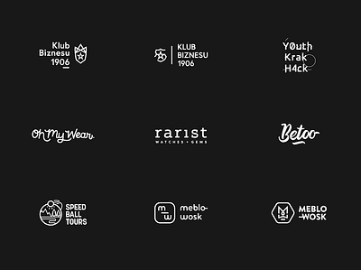 Logofolio #1 brand brand identity branding brush identity lettering logo logofolio visual identity