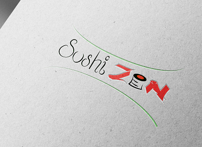 SUSHI ZEN branding design graphic design logo